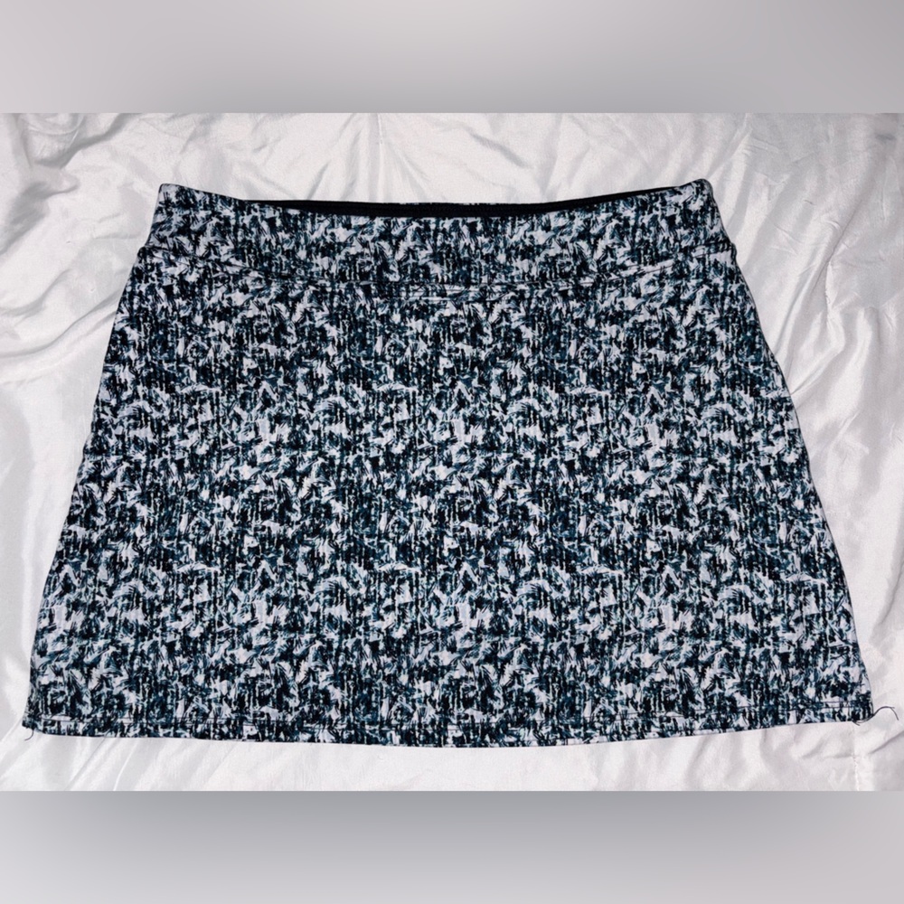 Tranquility by Colorado Clothing Black and White A-Line Mini Skirt